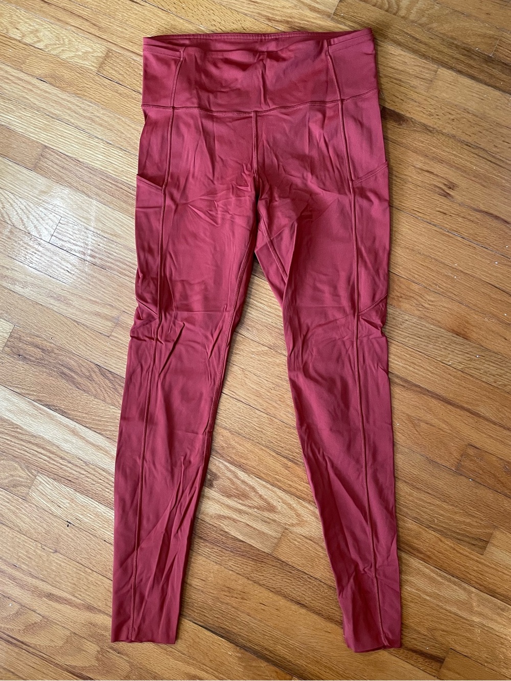 lululemon athletica fast and free size 8 Deep Rose High-Rise Leggings